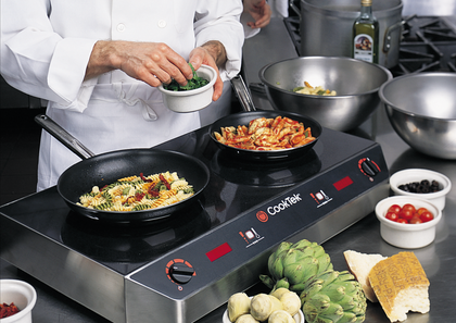 cocción, inducción, cooktek, alimentos, estufa