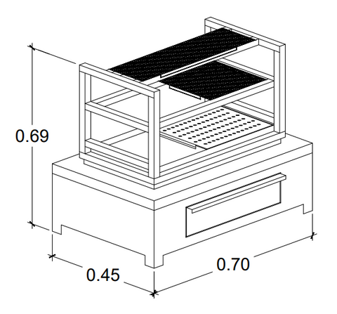 Robatagrill Q-linary QLN-ROBATA-70FRM-120